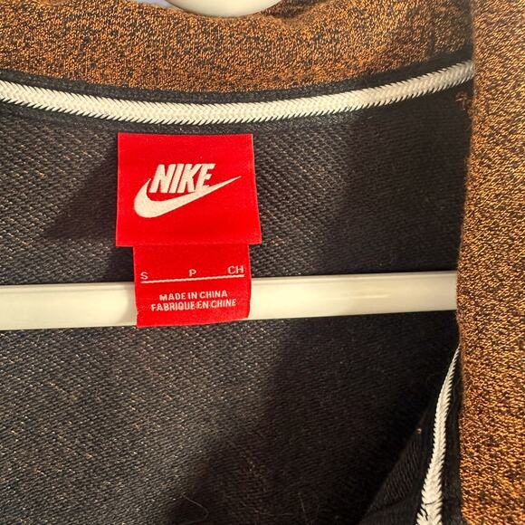 Nike Full Zip Hoodie‎ Red Tag Men's Size Small Marbled Activewear Soft Orange - Picture 6 of 8